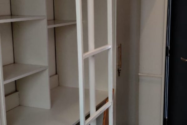 Bunker beds and study desk