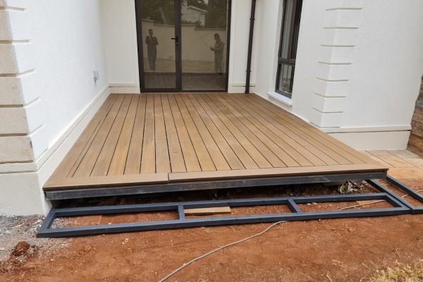 Steel deck platform